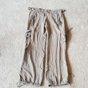 Silk women's pants